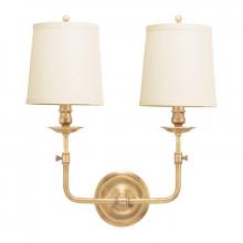 Hudson Valley 172-AGB - 2 LIGHT WALL SCONCE