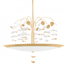 Hudson Valley KBS1747808-GL/SWH - Paavo Chandelier