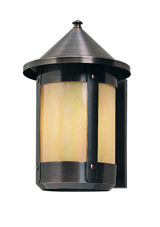 8&#34; berkeley wall sconce with roof