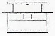 15&#34; huntington ceiling mount without overlay (empty)