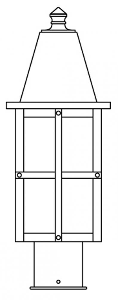 6&#34; hartford  post mount