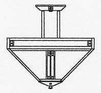 18&#34; prairie inverted ceiling mount