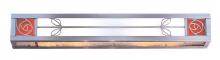 Arroyo Craftsman SCLB-30GW-BK - 30" saint clair light bar