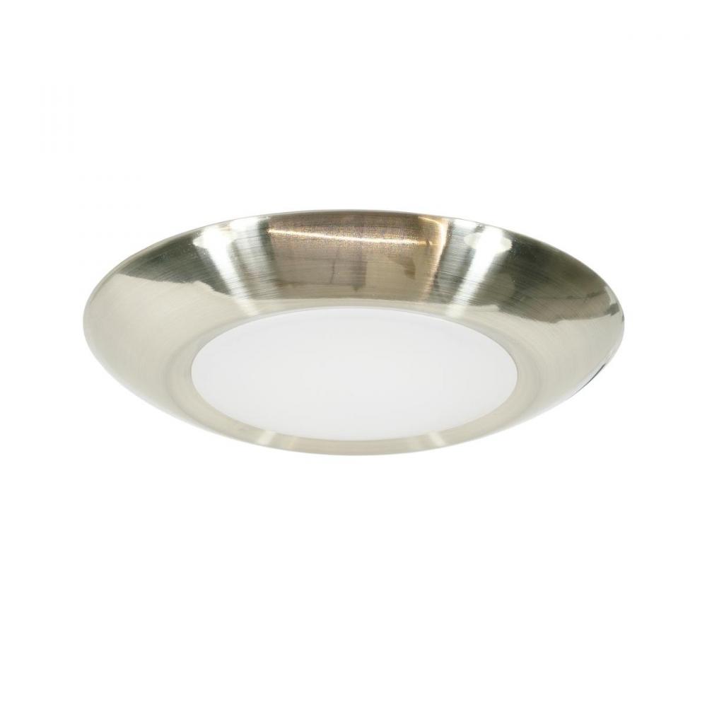 JESCO Flush Mount LED 6&#34; Round Disk 15W 3000K 90CRI BN