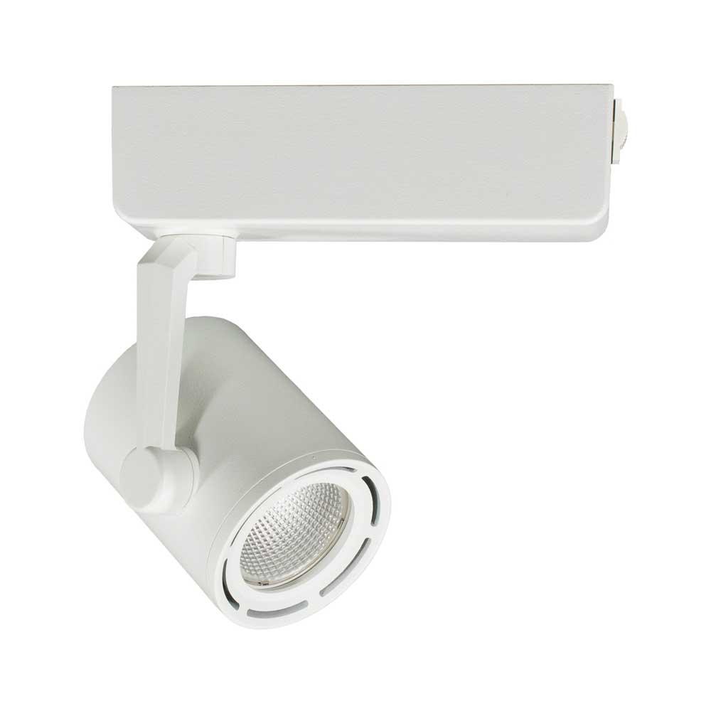 JESCO 1-Light COB LED H Track Head Fixture 55 Degree Beam Angle 3000K in White