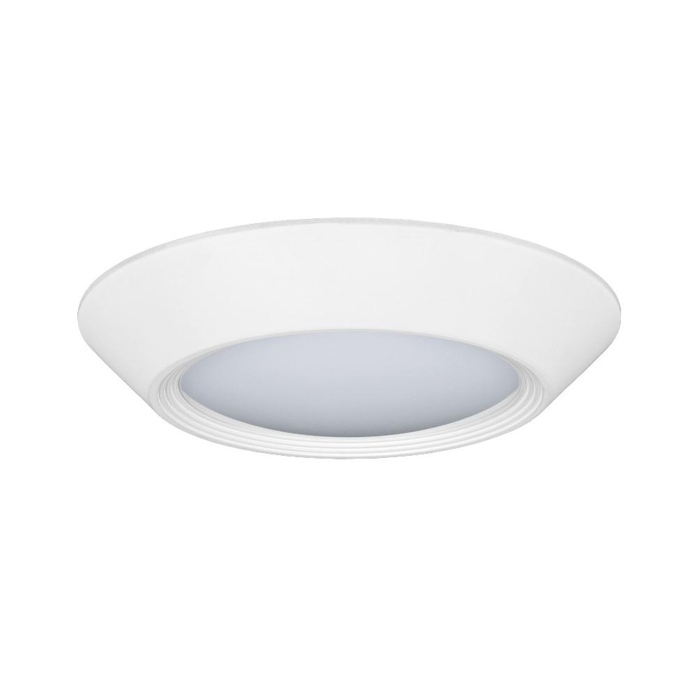 JESCO 1-light 6&#34; LED disk Light - Mutli-Groove Design 3000K