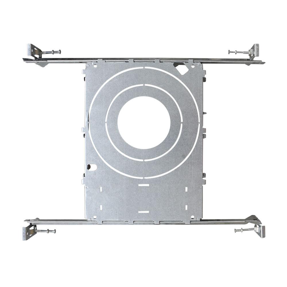 JESCO Downlight New Construction Universal mounting plate with hanger bars.