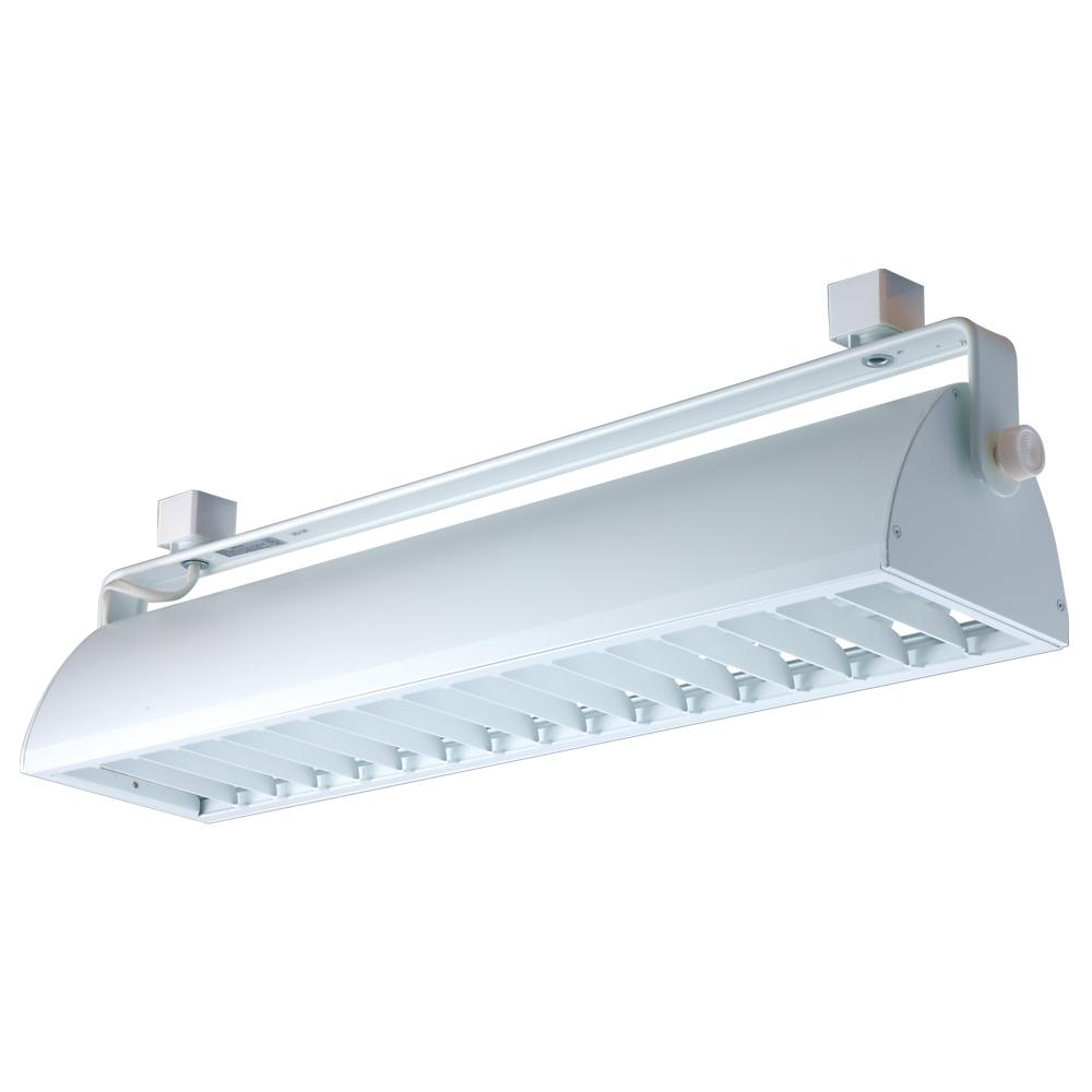 Compact Fluorescent Wall Washer With Louver Track Head