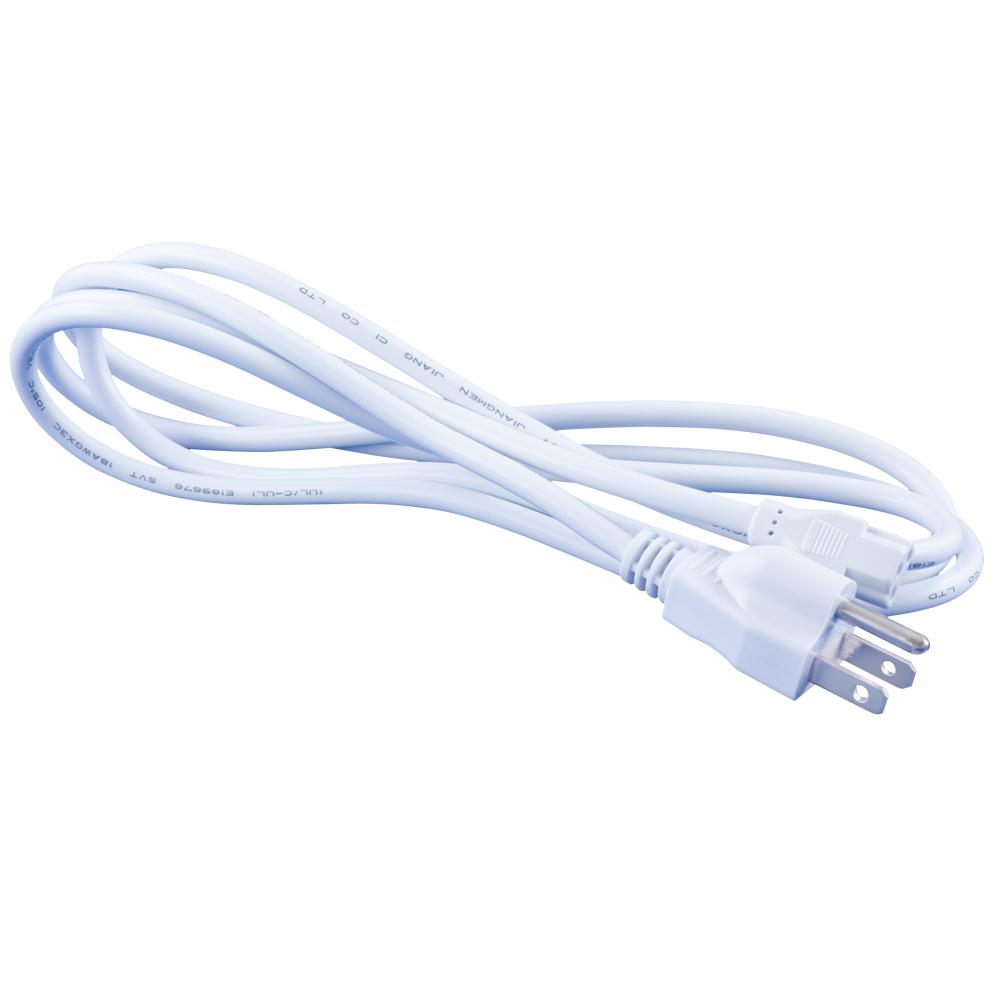 Power Cord & 3-Prong Plug – 6’ Gray