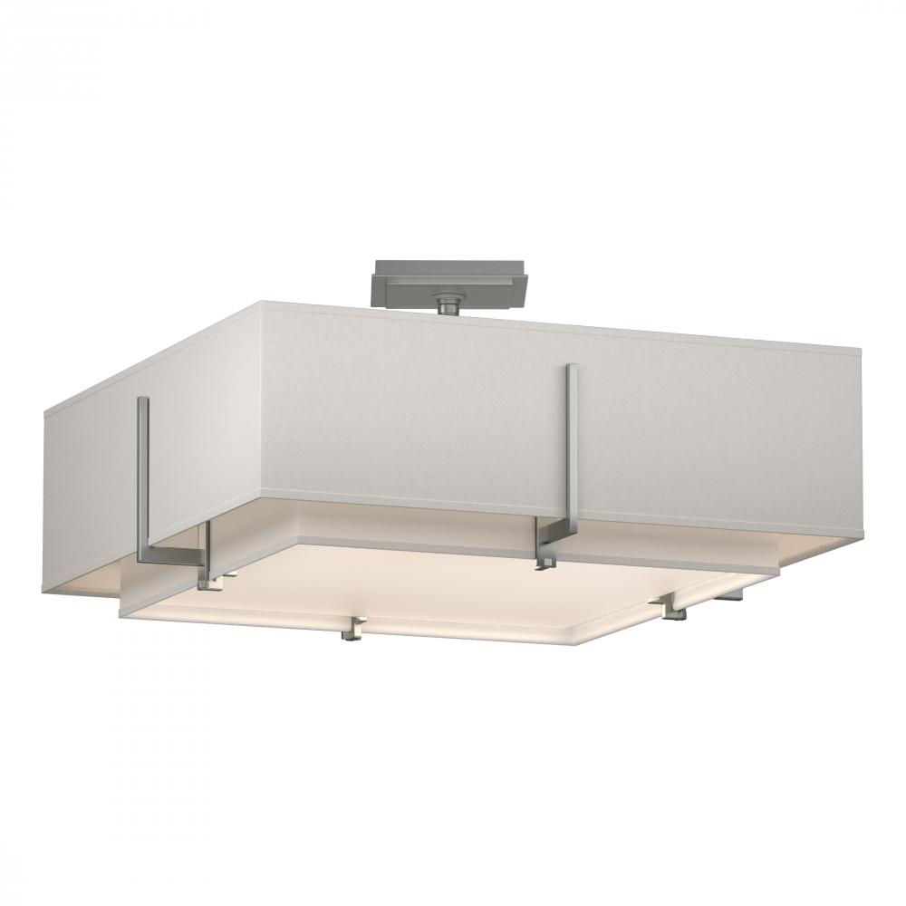 Exos Square Double Shade Semi-Flush