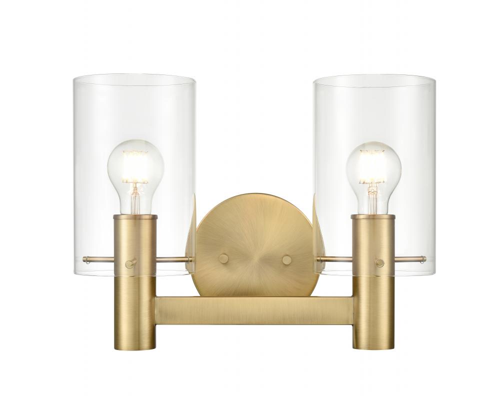 Apolla 2-Light Vanity Vintage Brass