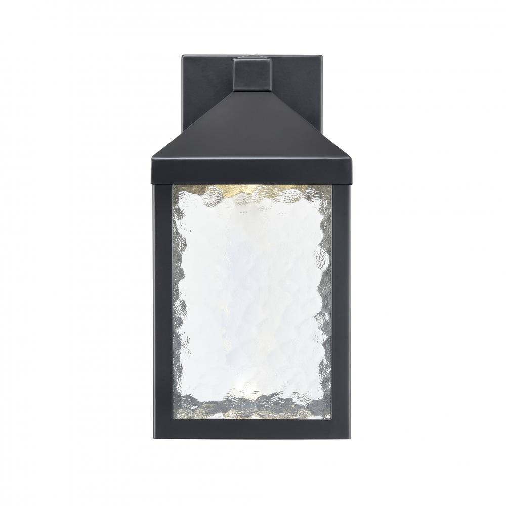 Aaron Outdoor Wall Sconce LED Powder Coated Black