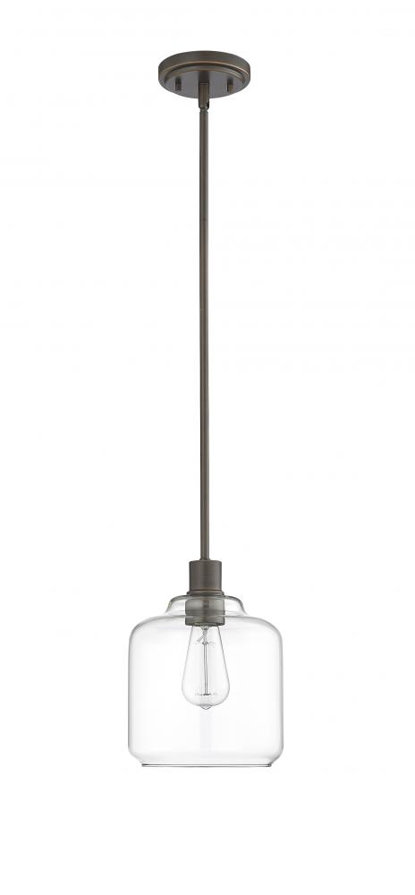 Asheville 1-Light Mini-Pendant light Rubbed Bronze