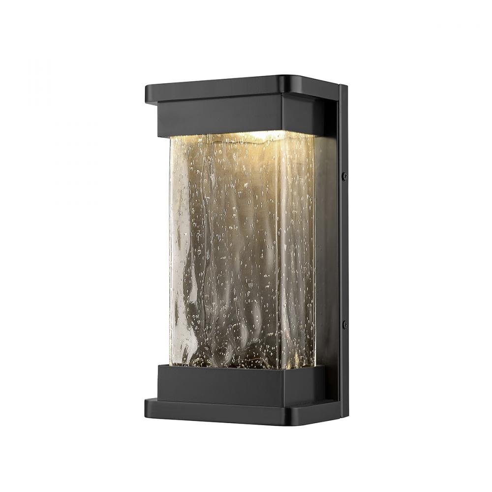 Ederle 1-Light Outdoor Wall Sconce Powder Coated Black