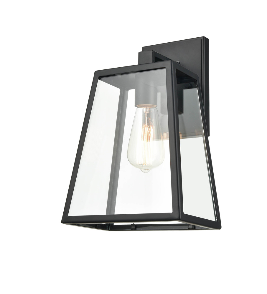 Grant 1-Light Outdoor Wall Sconce Powder Coated Black