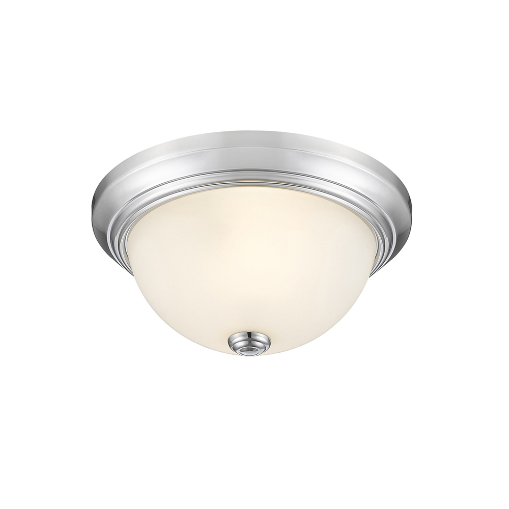 2-Light Flushmount Ceiling Light Chrome