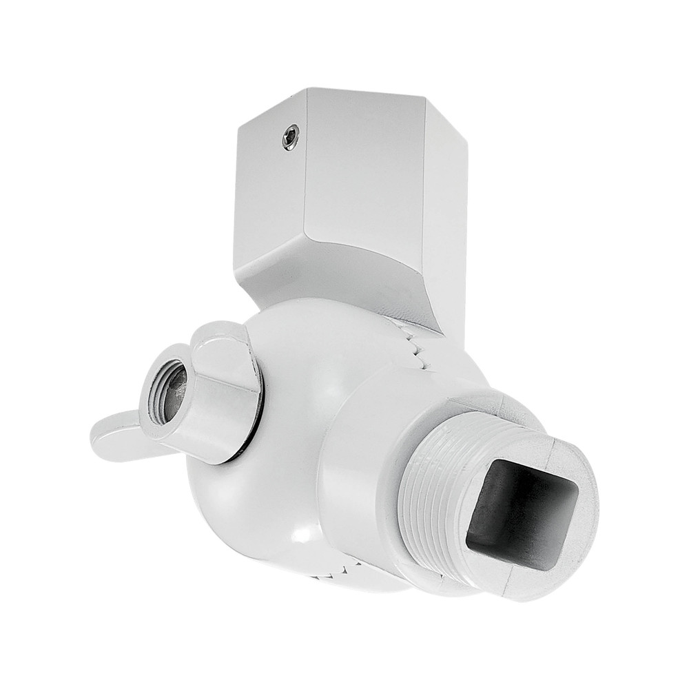 R Series Wall Mount Swivel White