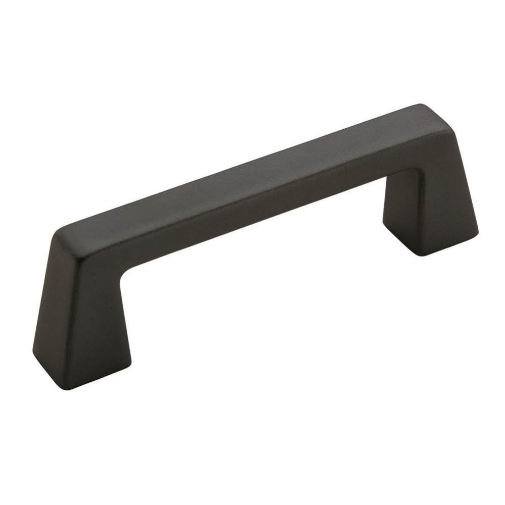 Blackrock 3 in (76 mm) Center-to-Center Black Bronze Cabinet Pull