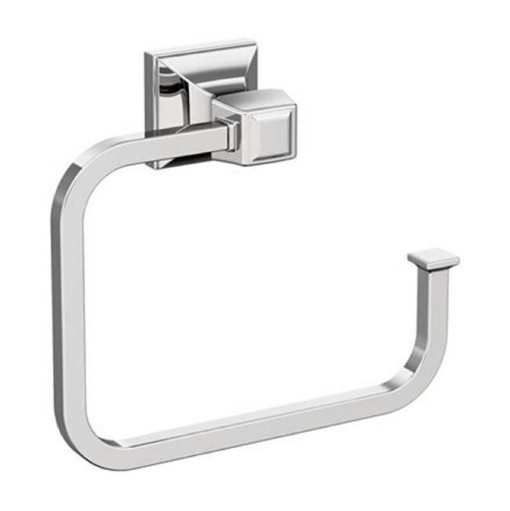 Mulholland Towel Ring, Polished Nickel