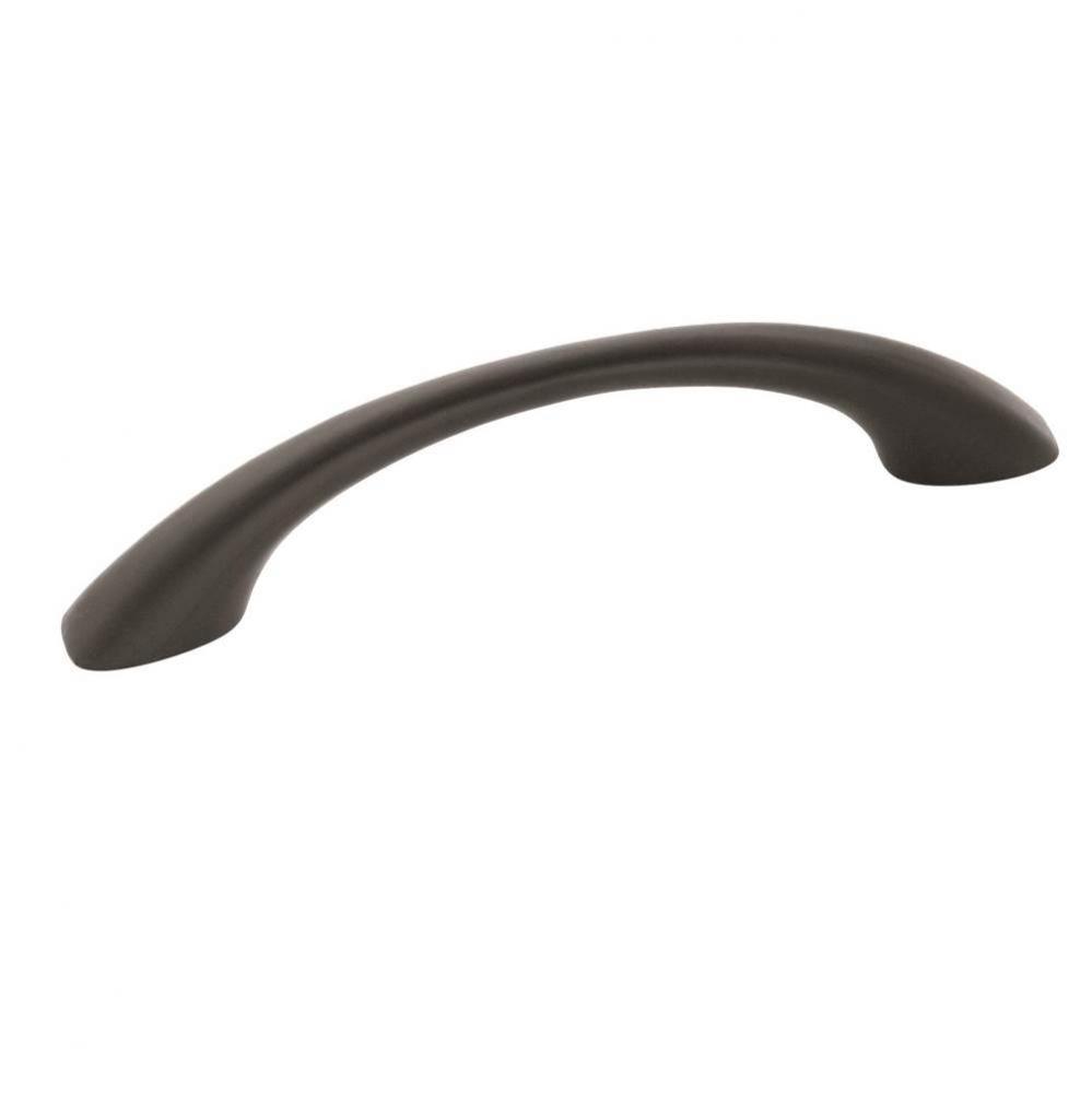 Allison Value 3-3/4 in (96 mm) Center-to-Center Flat Black Cabinet Pull