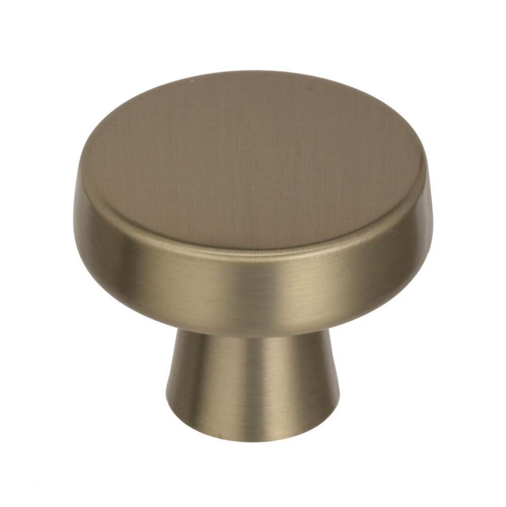 Blackrock 1-5/16 in (33 mm) Diameter Golden Champagne Cabinet Knob