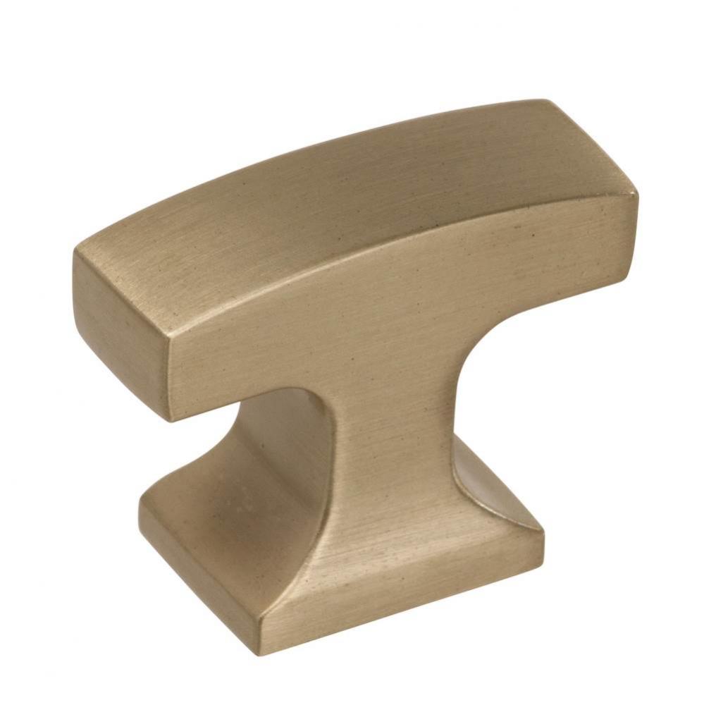 Westerly 1-5/16 in (33 mm) Length Golden Champagne Cabinet Knob
