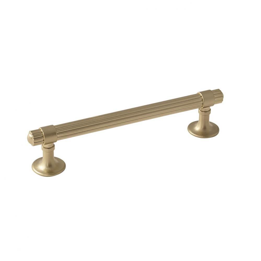 Sea Grass 5-1/16 in (128 mm) Center-to-Center Golden Champagne Cabinet Pull