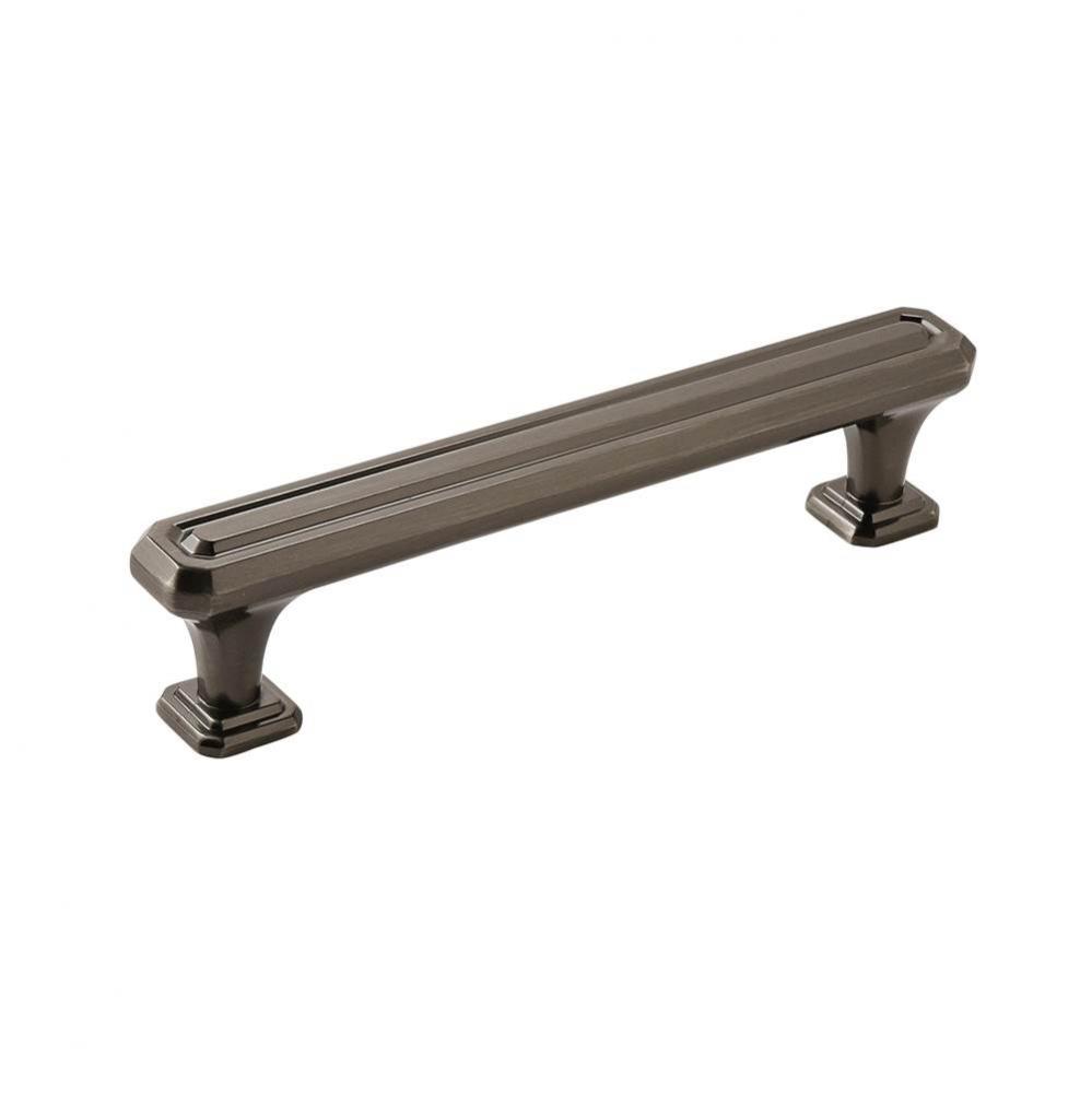 Wells 5-1/16 in (128 mm) Center-to-Center Gunmetal Cabinet Pull