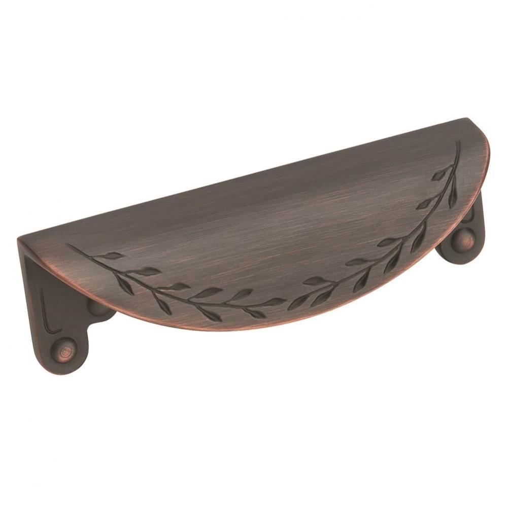 Nature&apos;&apos;s Splendor 3 in (76 mm) Center-to-Center Oil-Rubbed Bronze Cabinet Cup Pull