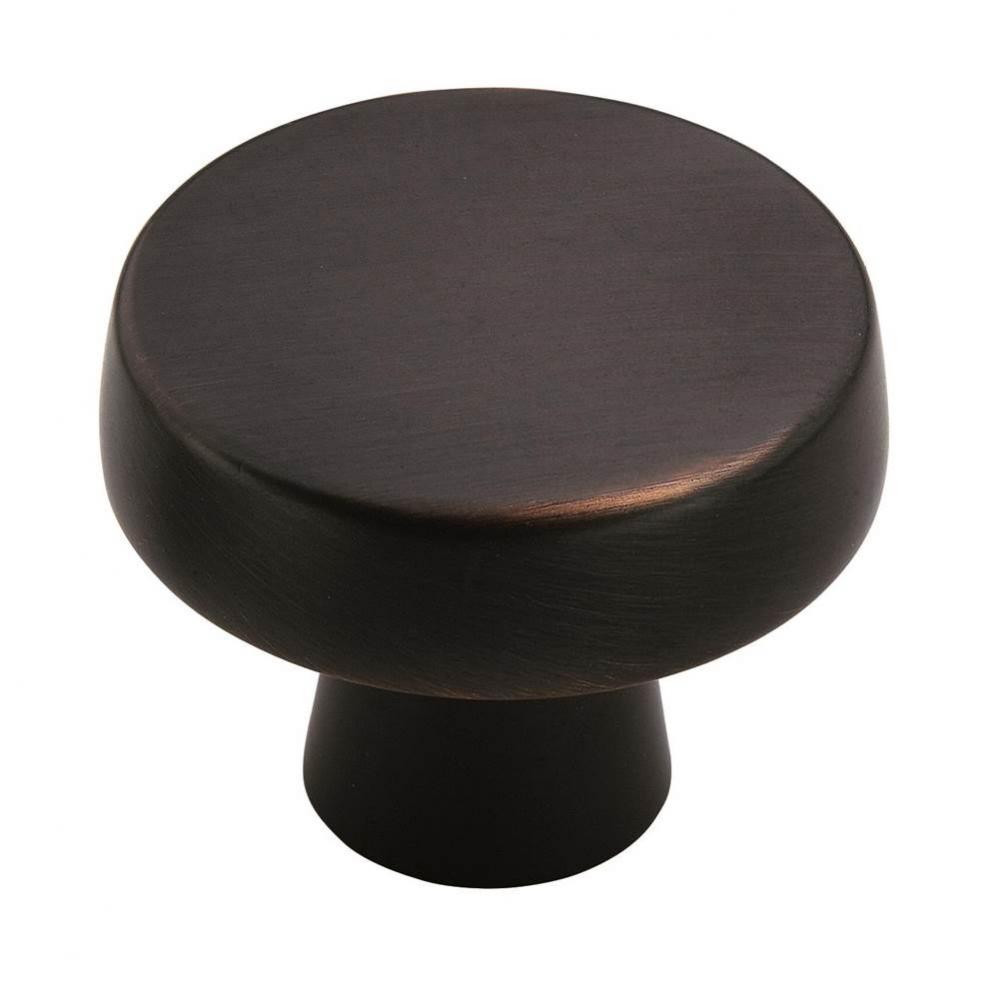 Blackrock 1-5/8 in (44 mm) Diameter Oil-Rubbed Bronze Cabinet Knob