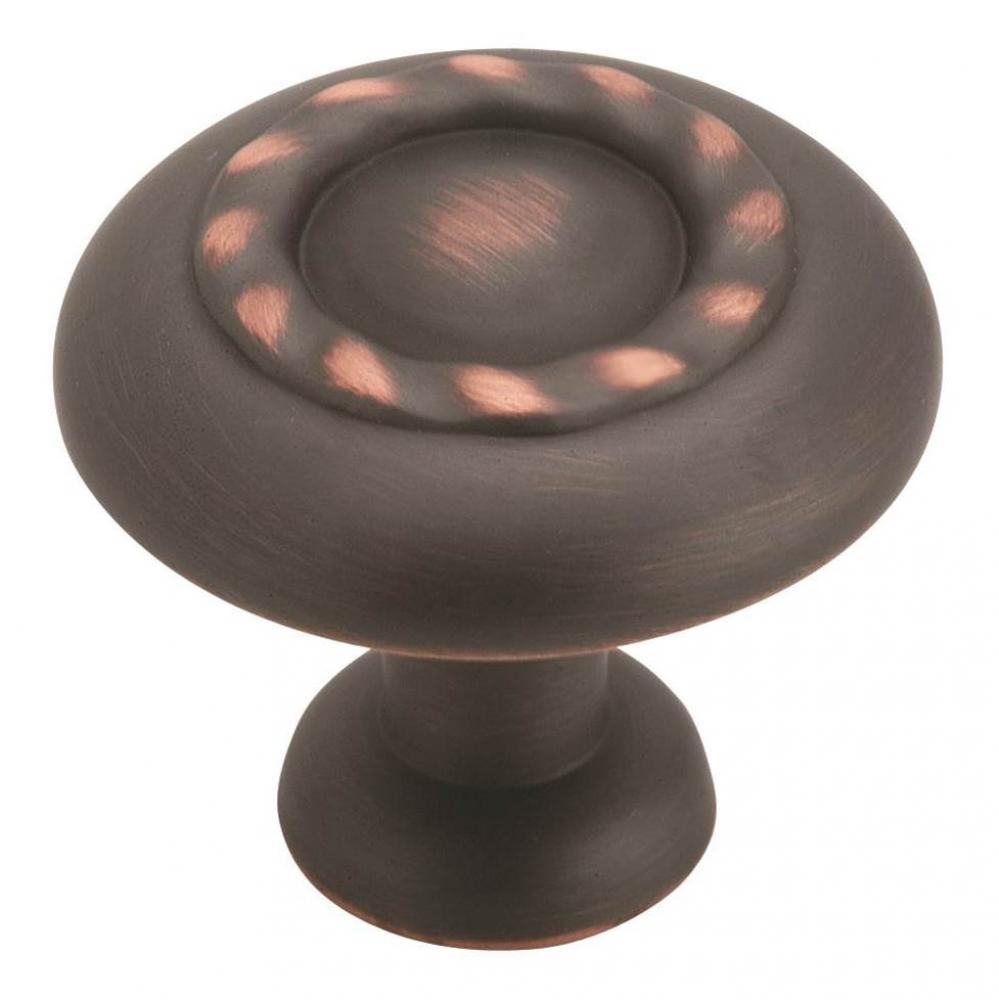 Inspirations 1-1/4 in (32 mm) Diameter Oil-Rubbed Bronze Cabinet Knob