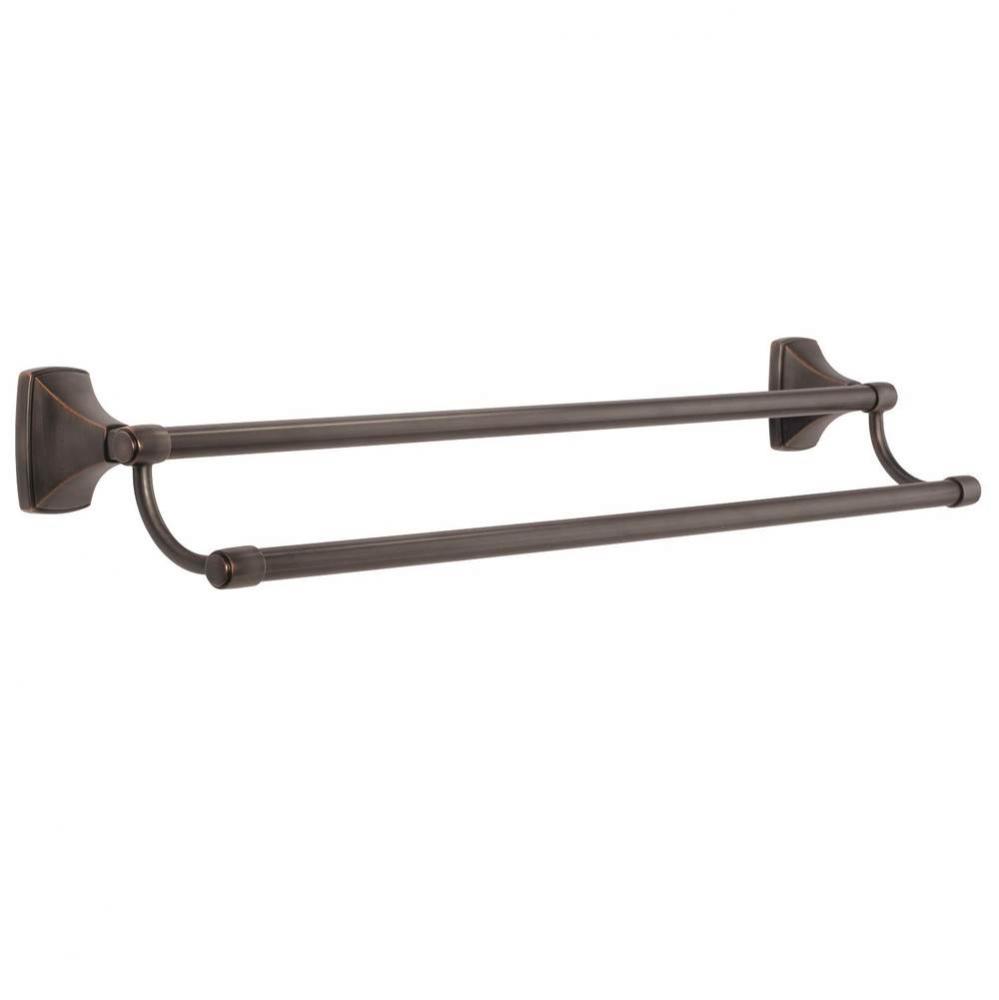 Clarendon 24 in (610 mm) Double Towel Bar in Oil-Rubbed Bronze