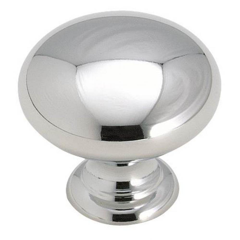 Brass Classics 1-1/4 in (32 mm) Diameter Polished Chrome Cabinet Knob