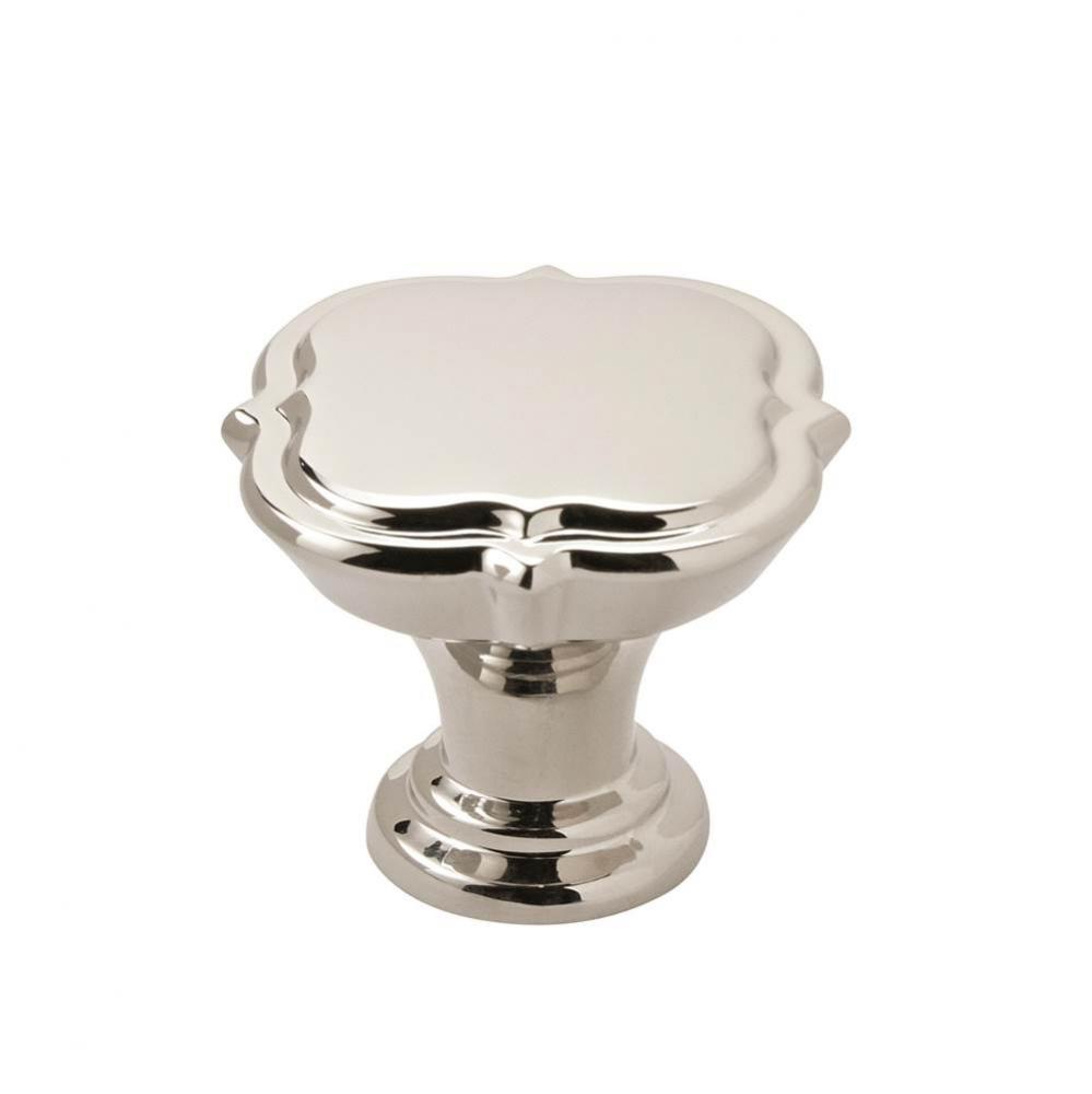 Grace Revitalize 1-3/8 in (35 mm) Diameter Polished Nickel Cabinet Knob