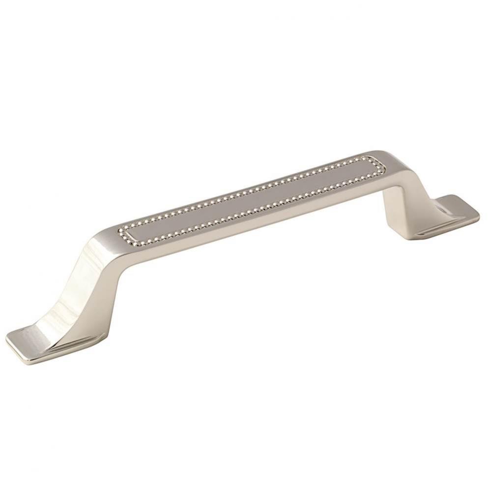 Carolyne 5-1/16 in (128 mm) Center-to-Center Polished Nickel Cabinet Pull