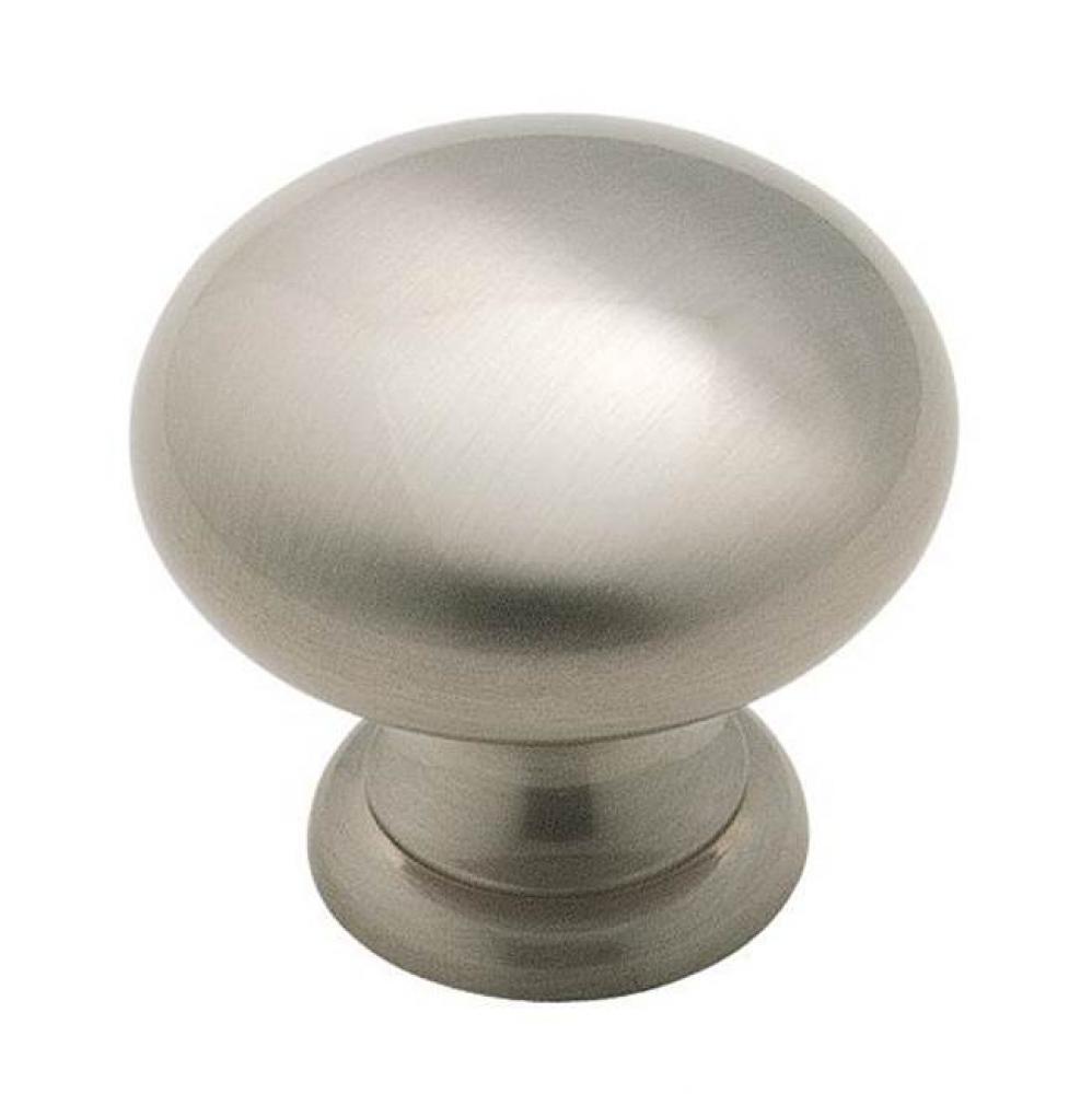 Brass Classics 1-1/4 in (32 mm) Diameter Satin Nickel Cabinet Knob