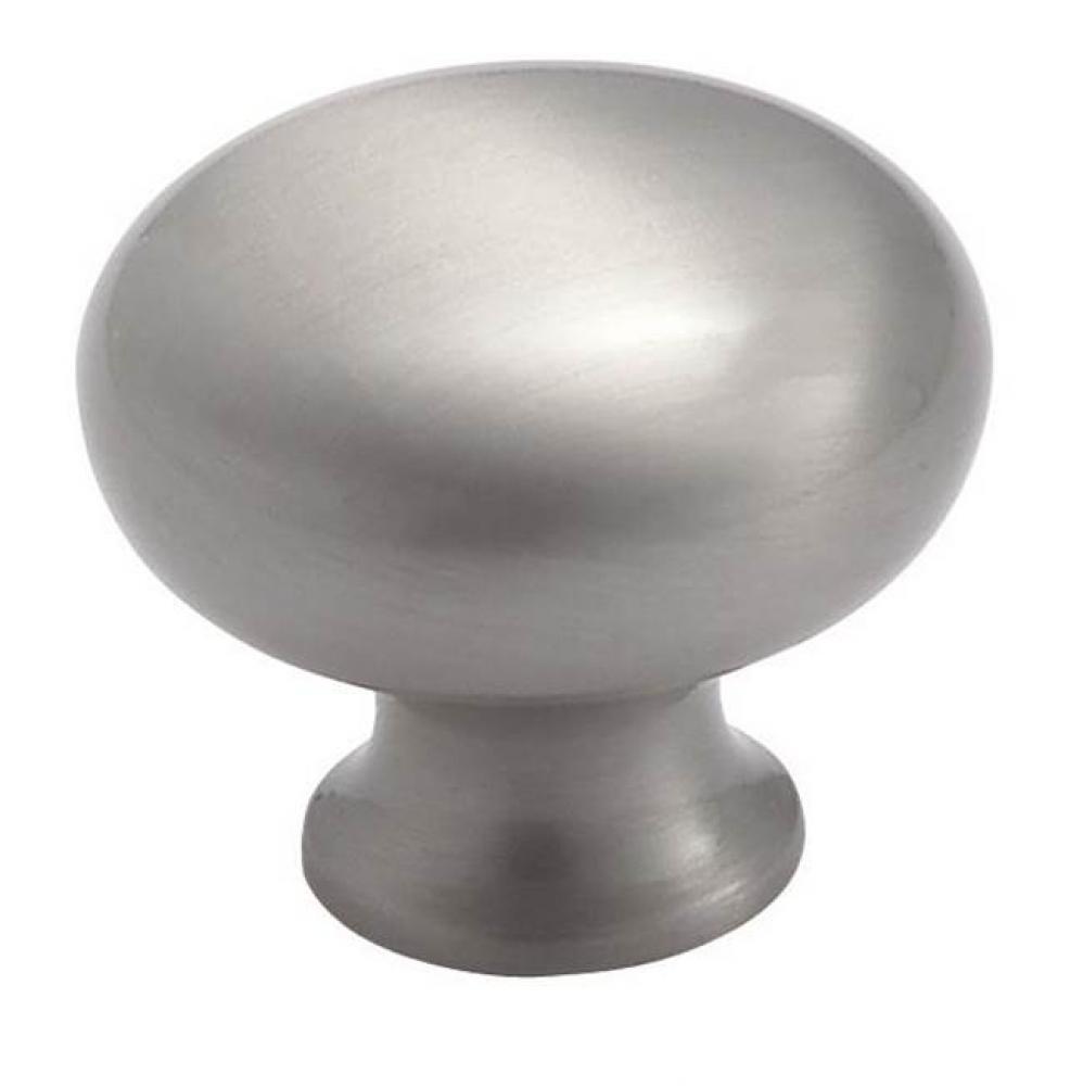 Classics 1-5/16 in (33 mm) Diameter Satin Nickel Cabinet Knob