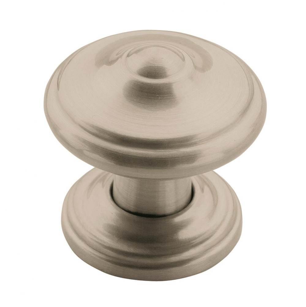 Revitalize 1-1/4 in (32 mm) Diameter Satin Nickel Cabinet Knob