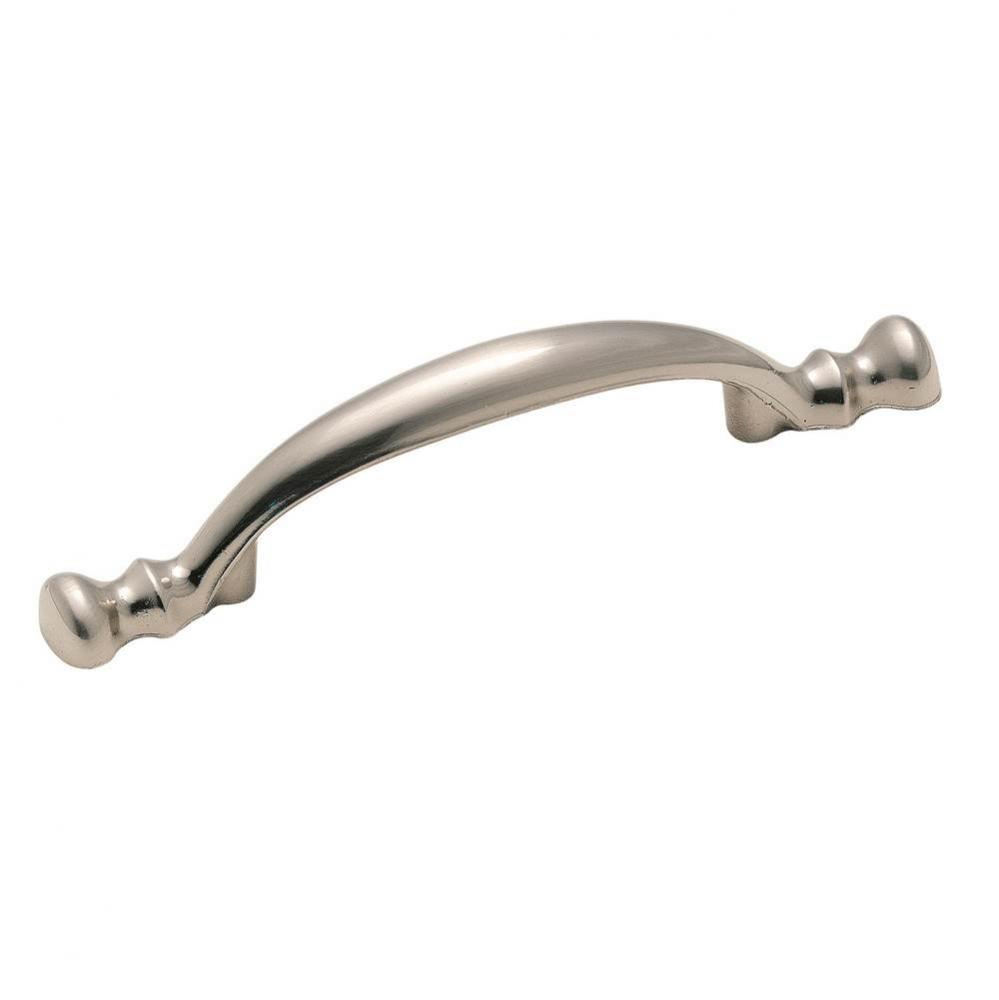 The Anniversary Collection 3 in (76 mm) Center-to-Center Sterling Nickel Cabinet Pull
