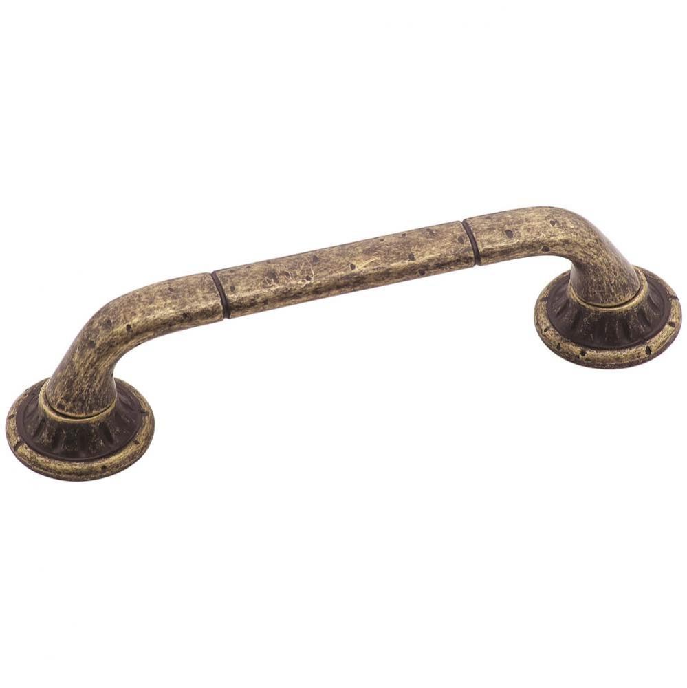 Ambrosia 3-3/4 in (96 mm) Center-to-Center Weathered Brass Cabinet Pull