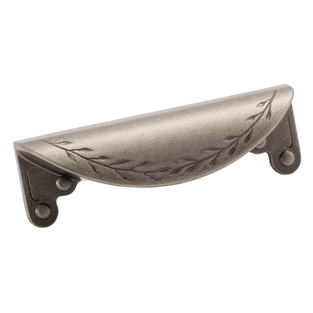 Nature&apos;&apos;s Splendor 3 in (76 mm) Center-to-Center Weathered Nickel Cabinet Cup Pull