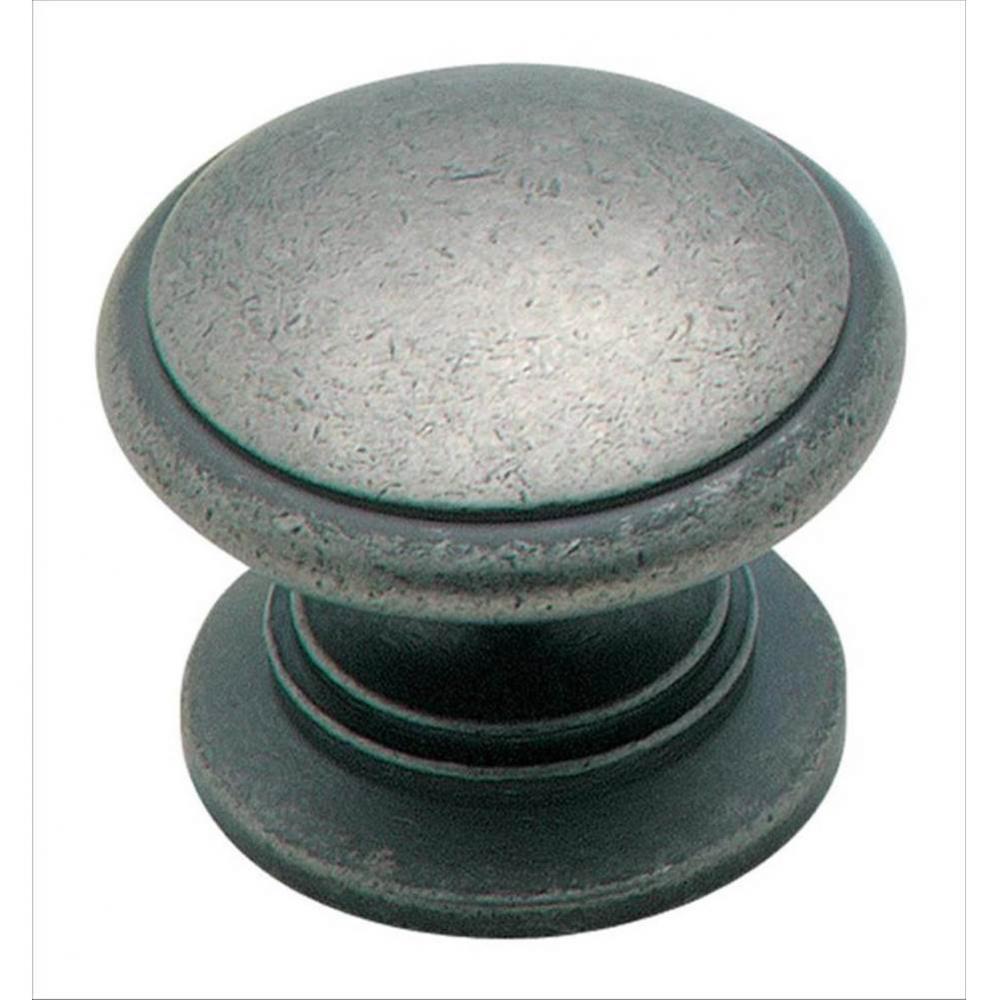 Brass Classics 1-1/4 in (32 mm) Diameter Weathered Nickel Cabinet Knob