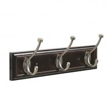 Amerock HR55656MAS - AM_HOOK RACK_BEVELED_18IN_MAS