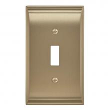 Amerock BP36500BBZ - Candler 1 Toggle Golden Champagne Wall Plate