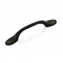 Amerock BP21935FB - Allison™ Value Hardware 3 in (76 mm) Center-to-Center Matte Black Cabinet Pull