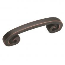 Amerock BP9337ORB - Swirl''Z 3 in (76 mm) Center-to-Center Oil-Rubbed Bronze Cabinet Pull