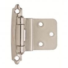 Amerock BPR342826 - 3/8in (10 mm) Inset Self-Closing, Face Mount Polished Chrome Hinge - 2 Pack