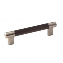 Amerock BP36558G10ORB - Esquire 5-1/16 in (128 mm) Center-to-Center Satin Nickel/Oil-Rubbed Bronze Cabinet Pull