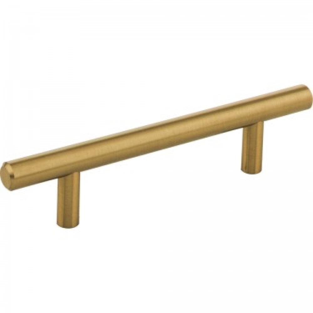96 mm Center-to-Center Satin Bronze Naples Cabinet Bar Pull