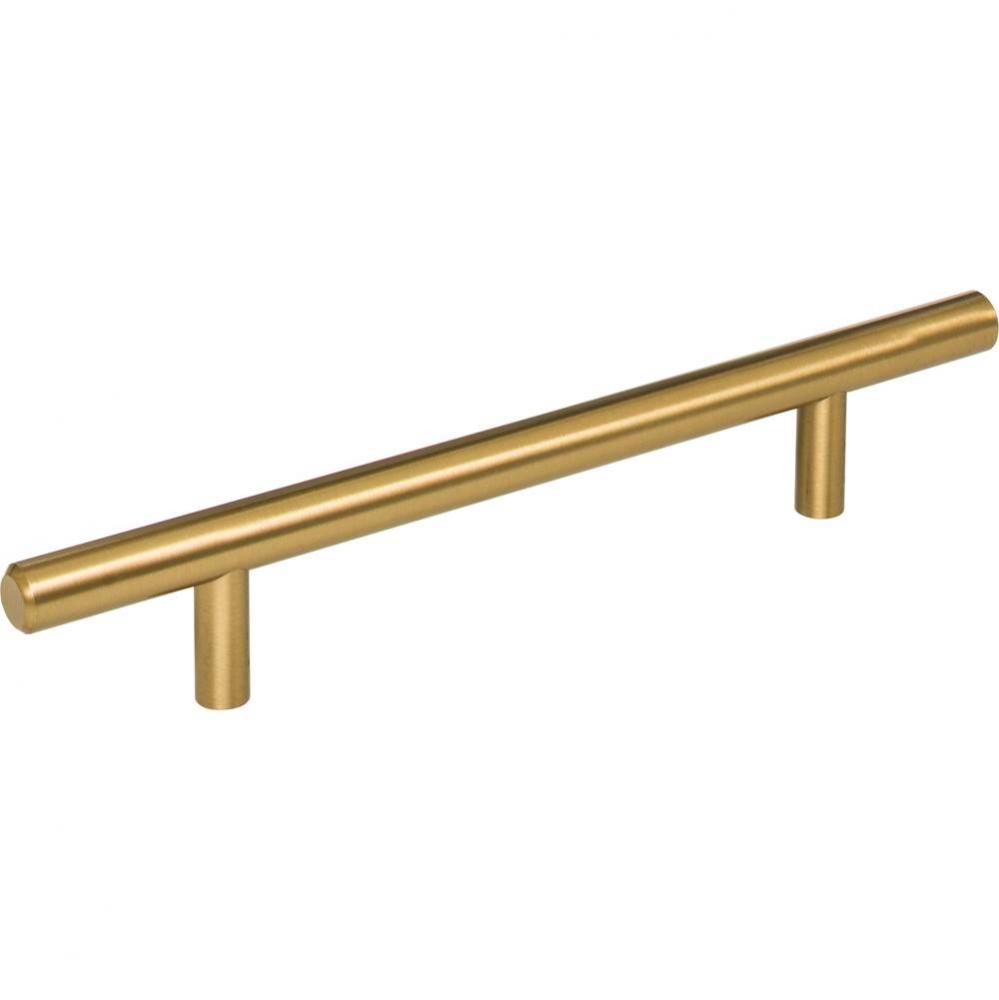 128 mm Center-to-Center Satin Bronze Naples Cabinet Bar Pull